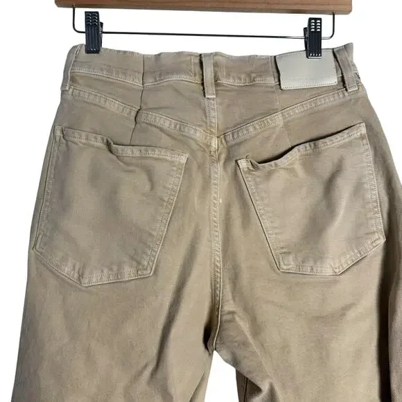 Citizens Of Humanity Tan Straight Leg Jeans - Picture 12 of 16